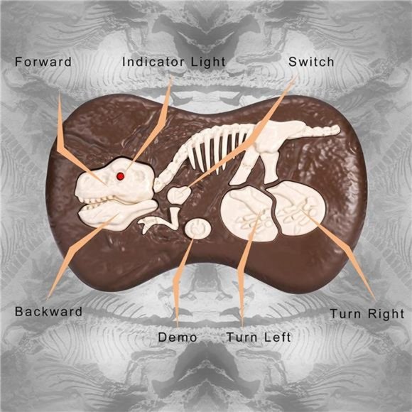 Remote Control Dinosaur Toys for BoysKids Girls 3 4 5 6 7 8 Years Old Electronic - Picture 3 of 6